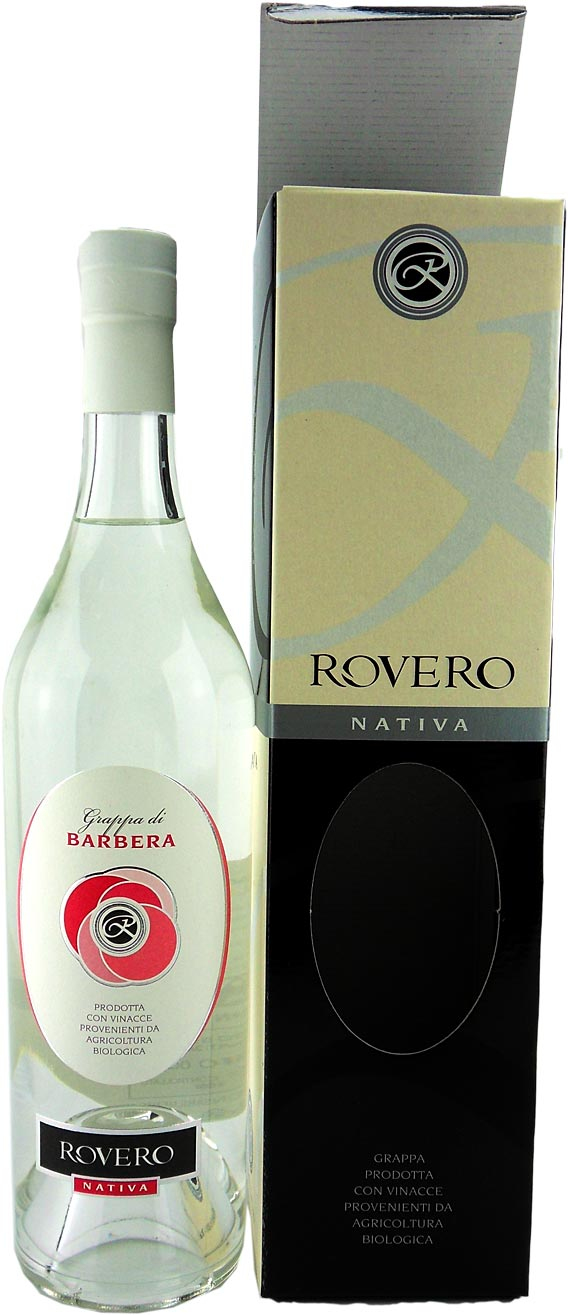 Rovero,  Grappa di Barbera - Nativa, 0,5l, 43% 