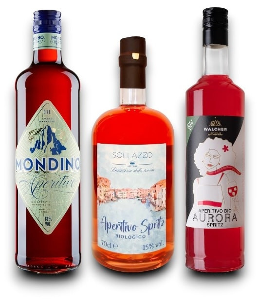 3er Paket Bio-Spritz Liköre ohne künstliche Farbstoffe mit vollem Aroma