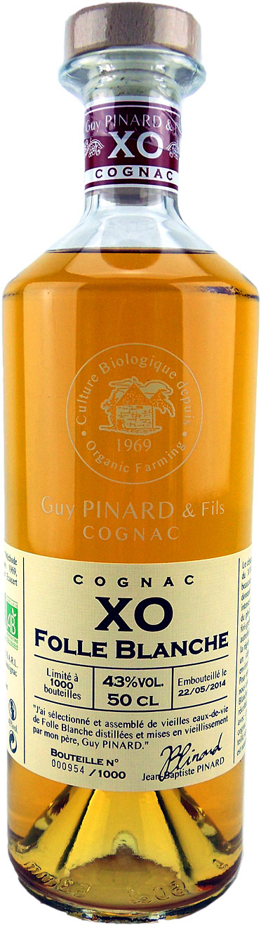 Cognac Folle Blanche XO, 43%, 0,5l