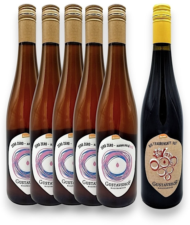 Bio-Proxyweine Rosé Mix-Probierpaket 6 Flaschen (alkoholfrei)