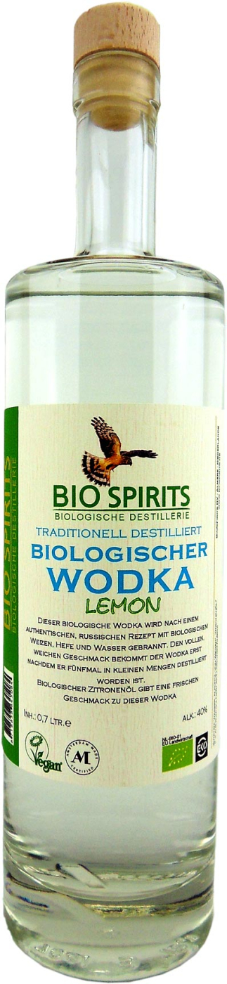 BioSpirits,  Wodka Lemon, 40%, 0,7l 