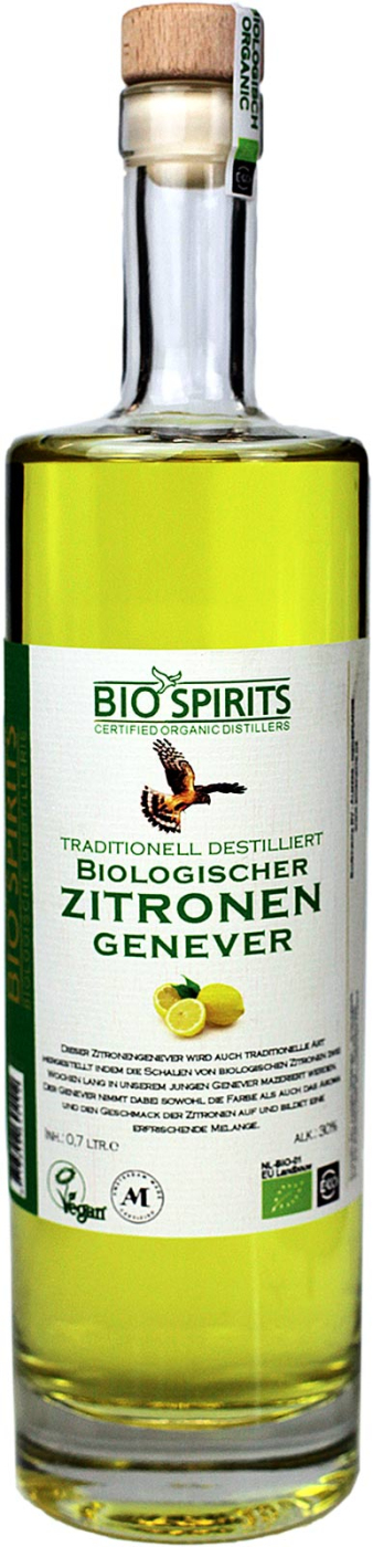 BioSpirits,  Zitronen Genever, 30%, 0,7l 