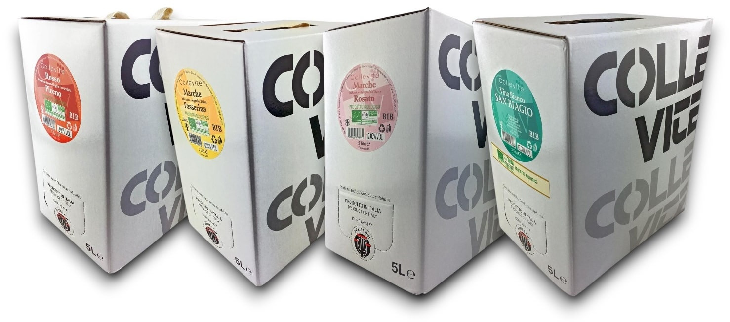 BioWeinPaket BiB rot/weiß/rosé 4 x 5 Liter Italien