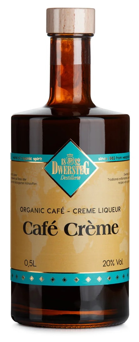 Café Crème Liqueuer Organic, (Kaffeelikör), 20%, 0,5l