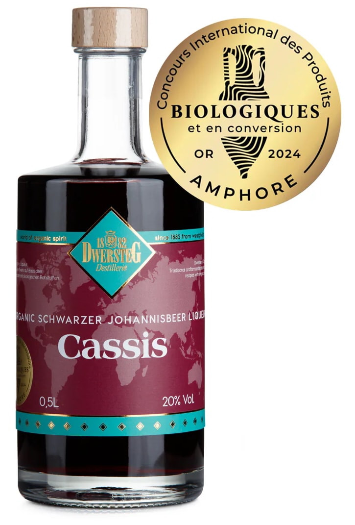 Cassis Schwarzer Johannisbeer Liqueur, 20%, 0,5l