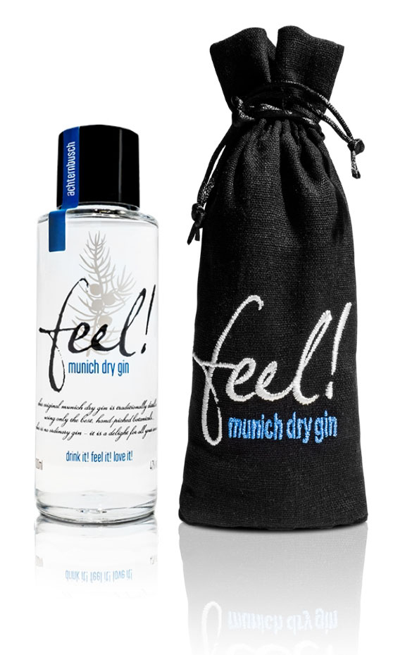 feel! munich dry gin, 47%, 0,1l