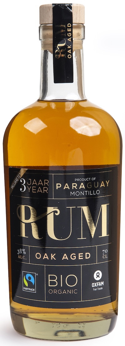 Oxfam Premium Rum Oak Aged Paraguay Fairtrade 3 Years Old 38%