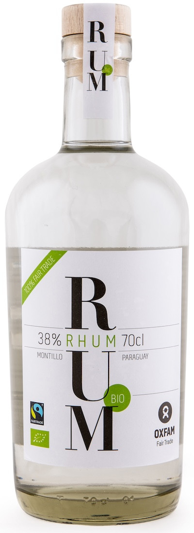 Oxfam White Rum Paraguay Fairtrade 38%