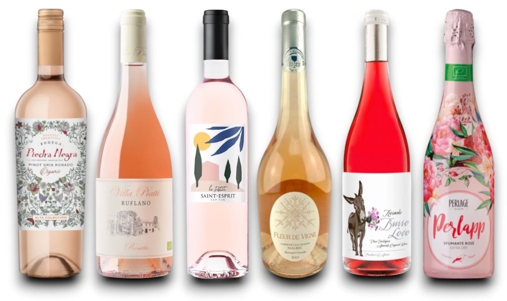 Paket ausgewählte Rosé (BioWeinPaket, 6 Flaschen)