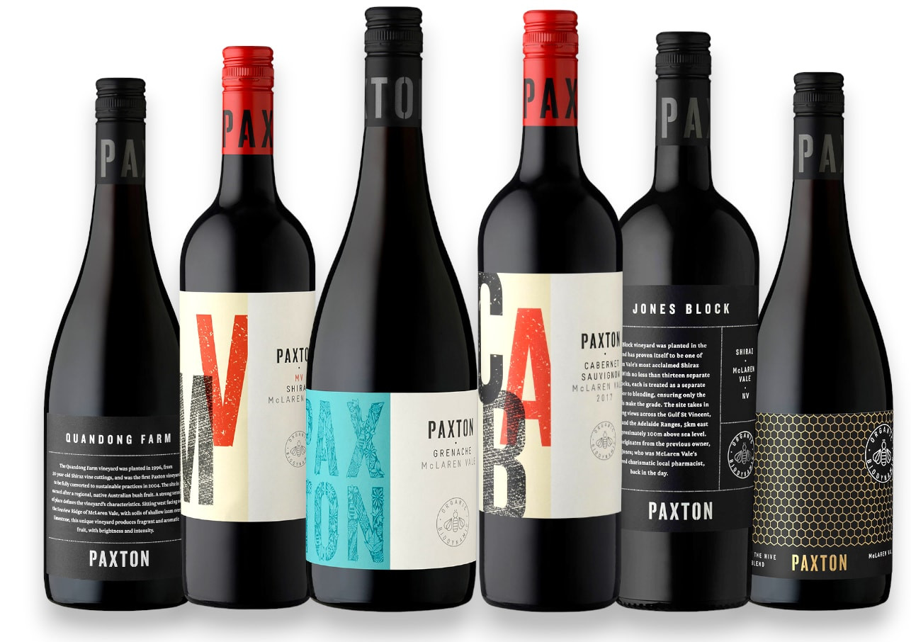 Paxton Wines,  Probierpaket biodynamische BioWeine aus Australien, Paxton Vineyards 