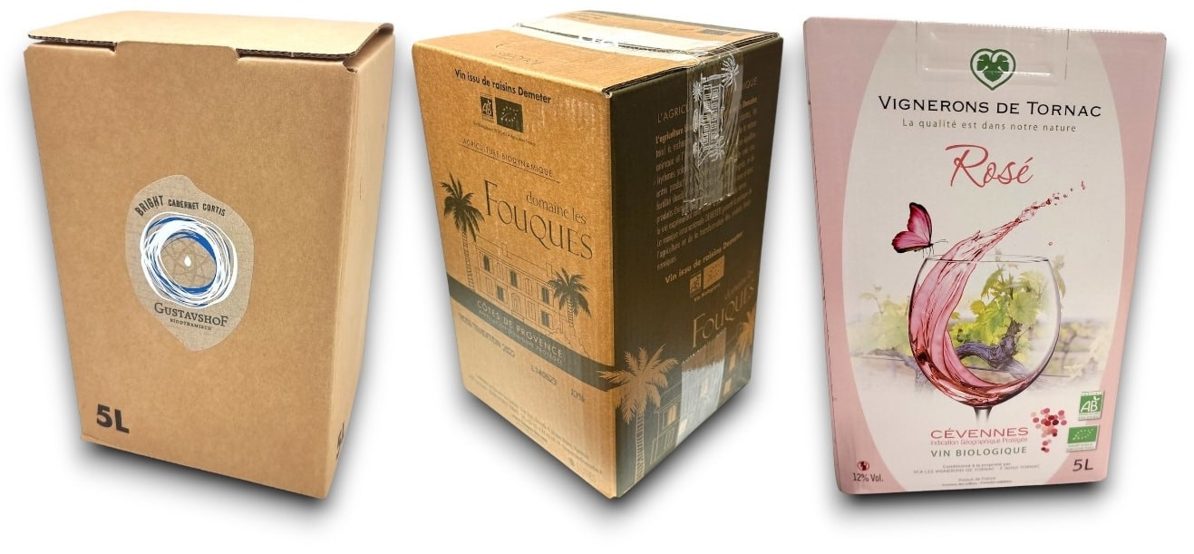 Probierpaket Premium BioRoséweine in der Zapfbox (3 x 5 Liter)
