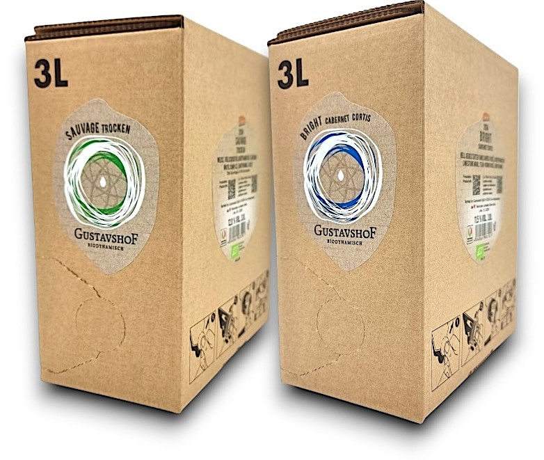 Probierpaket Duo-BiBs vom Weingut Gustavshof ( 2 x 3l )