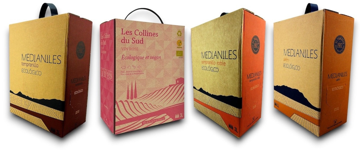 Probierpaket El Progreso Medianiles BioWeine in der 3 Liter Zapfbox ( 4 x 3 Liter )