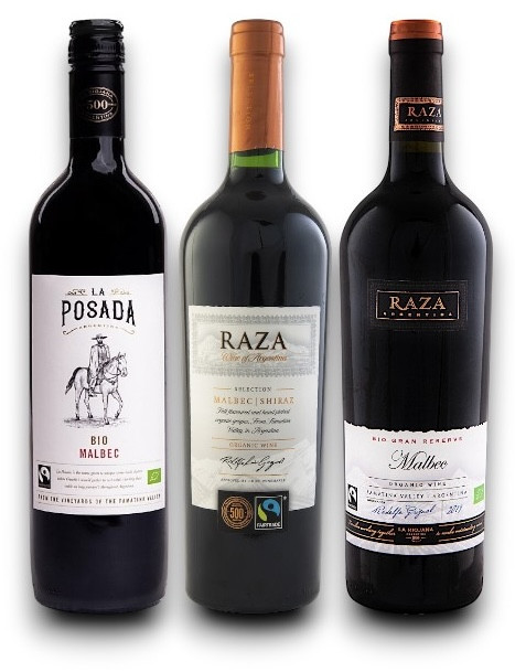 Probierpaket Oxfam Fairtrade BioWeine La Riojana (3er)