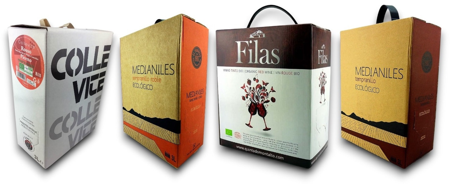 Probierpaket Bio-Rotweine Topseller in der Zapfbox (Bib) (4 x 3 Liter)