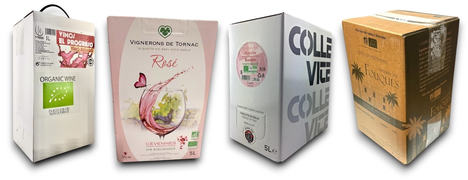 Probierpaket BioRoséweine Topseller in der Zapfbox (4 x 5 Liter)