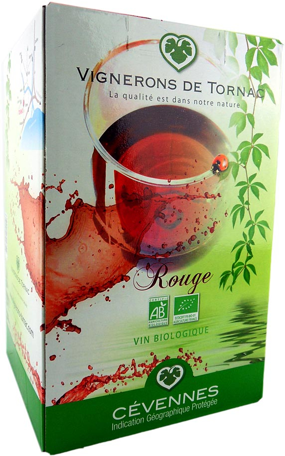 Vignerons de Tornac,  Rouge (Rotwein), 5-Liter BiB 