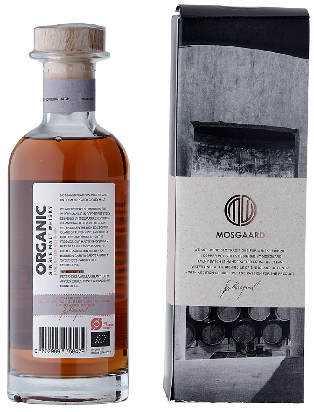 Mosgaard Whisky A/S,  Single Malt Whisky Peated Bourbon Cask Batch #6, 0,5l, 48,4% 6