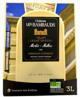 Earl des Rambauds, Chateau Les Rambauds Merlot-Malbec Créme De Fûts, 3 L BiB  
