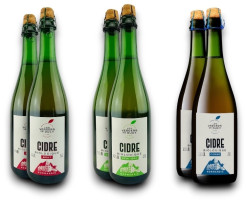 Domaine de La Flaguerie,  Bio-Cidre von der Domaine de La Flaguerie Probierpaket Version 2 (6 x 0,75l) 