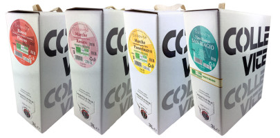 Probierpaket Italien/Marken BioWeine im BiB rot/2 x weiß/rosé 4 x 3 Liter  