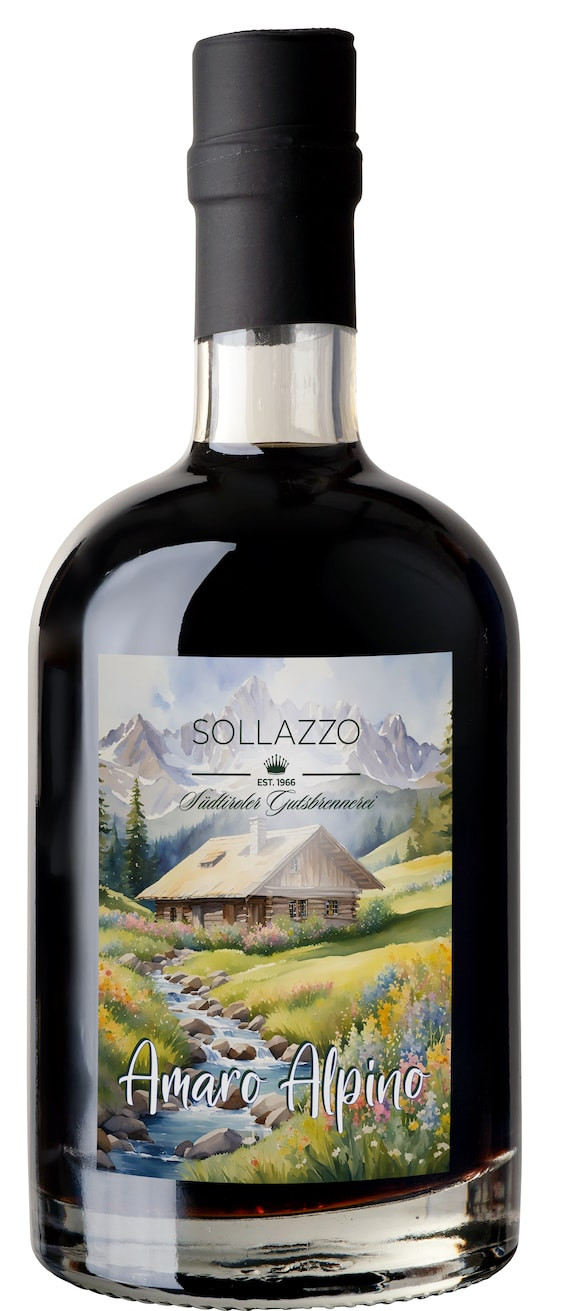 Sollazzo Amaro Alpino Kräuterbitter 0,5l, 28%
