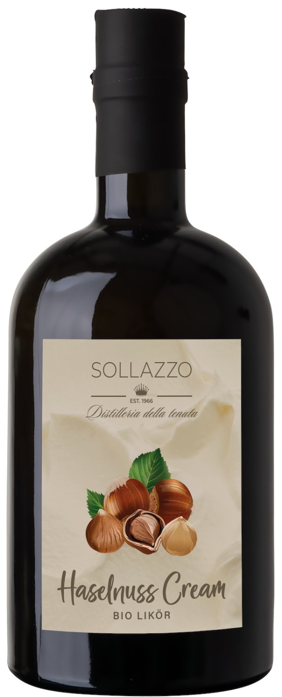 Sollazzo Mountain Cream Haselnuss Cream Likör 0,5l, 17%
